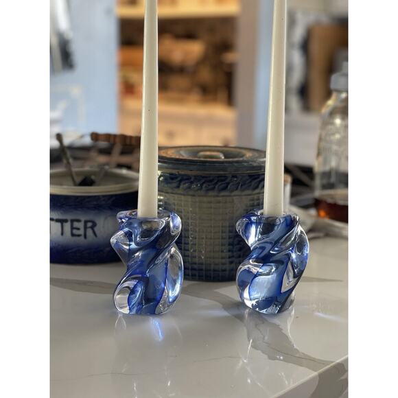 Other - Handblown Glass Candle Holders
